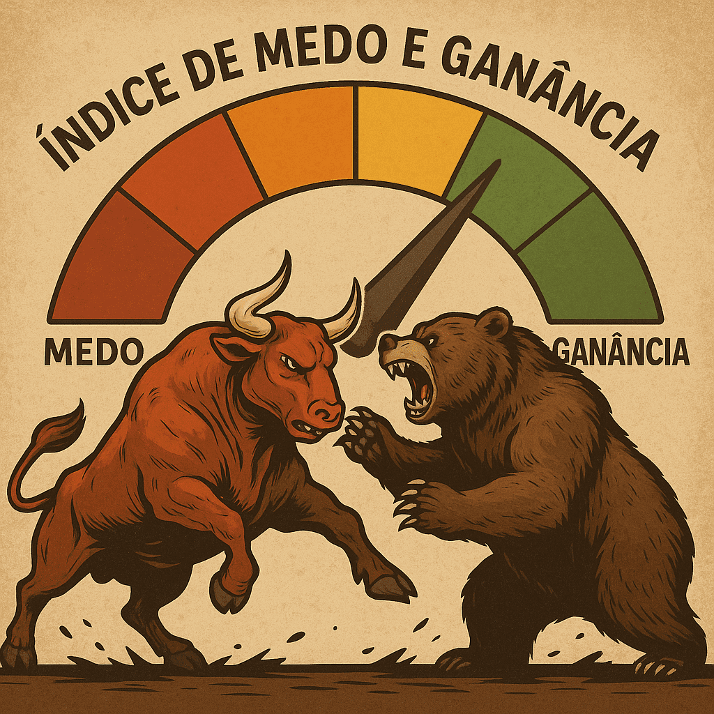 Briga de touros e Ursos. Índice de medo e ganância