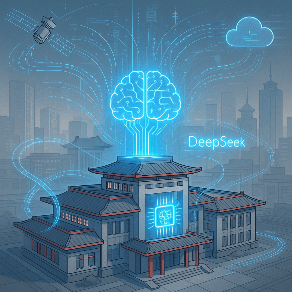 Imagem representando a IA Chinesa, DeepSeek.
