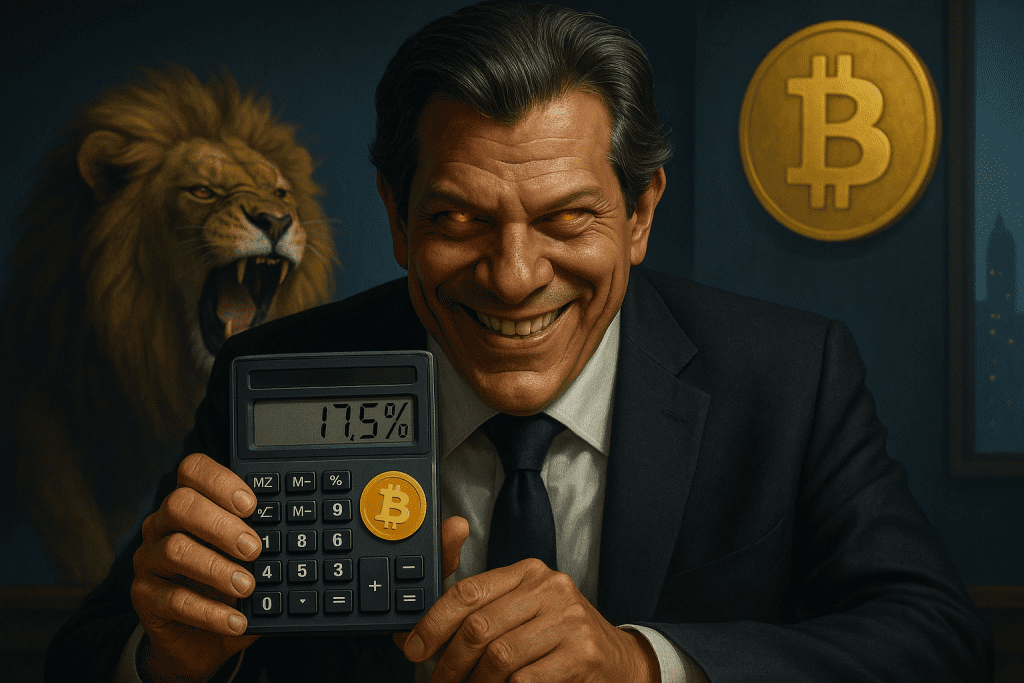 Haddad imposto e taxa sobre criptomoedas no Brasil. Novo Imposto Sobre Criptomoedas no Brasil de 17,5%